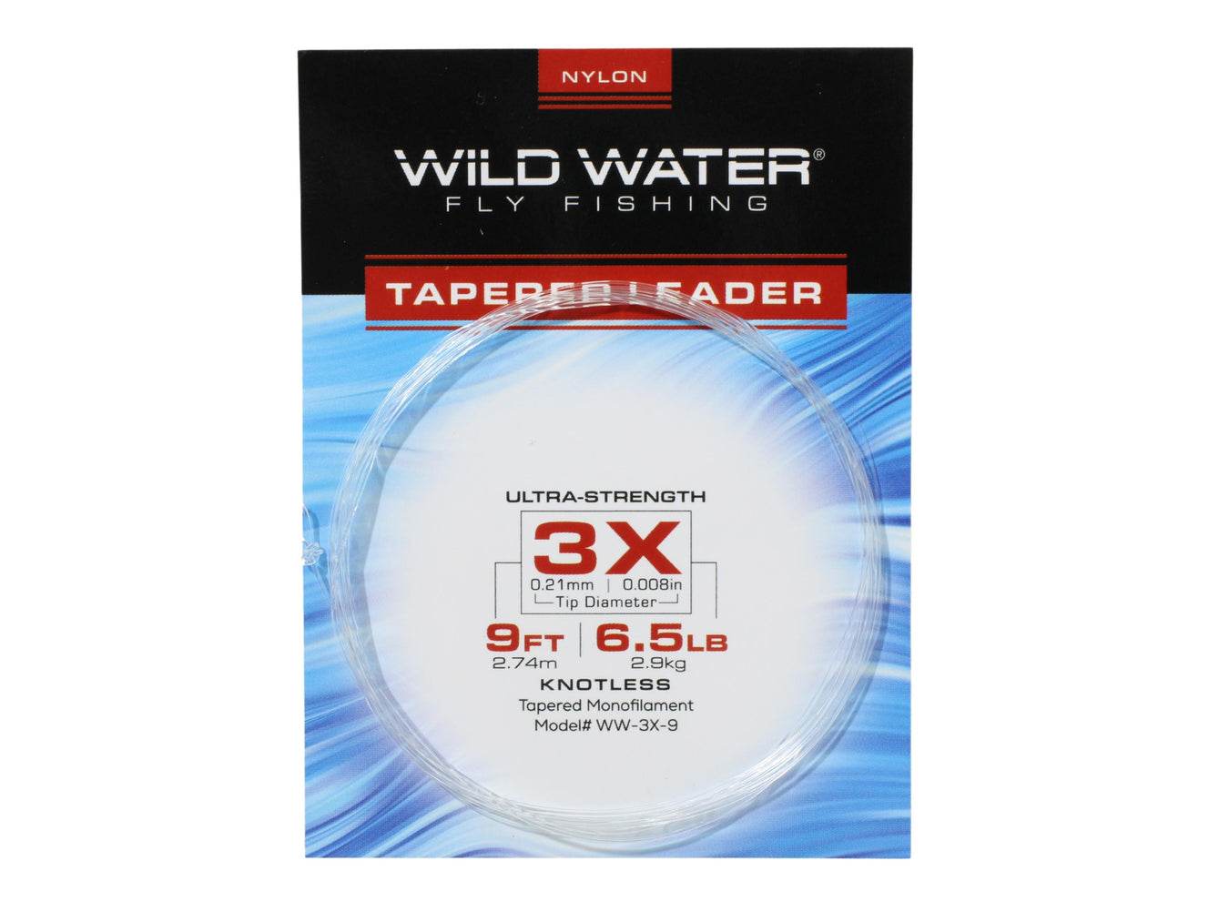 Wild Water Fly Fishing 3X Leaders