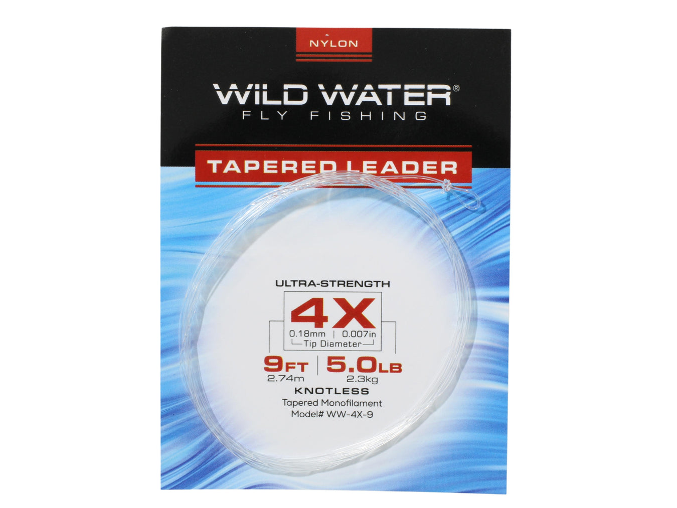 Wild Water Fly Fishing 4X Leaders