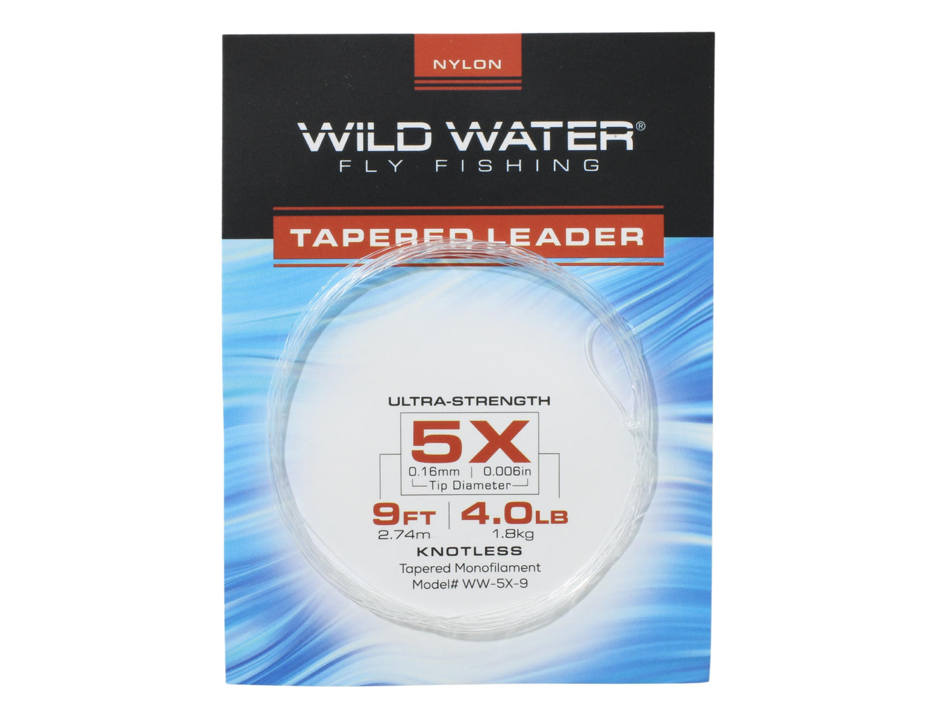 Wild Water Fly Fishing 5X Leaders