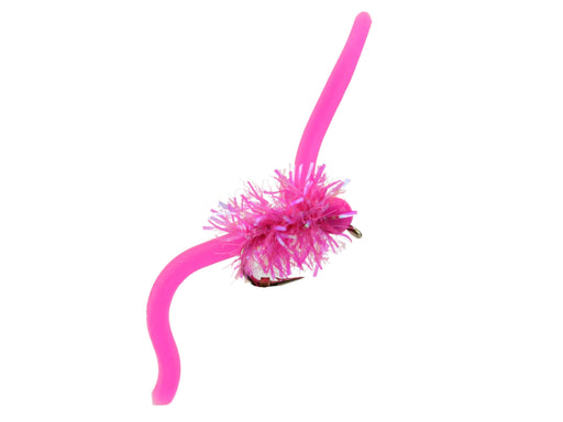 Pink Squirmy Worm 2.0 Fly | Wild Water Fly Fishing
