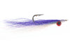 Wild Water Fly Fishing Purple and White Heavy Clouser Deep Diving Minnow, Size 1/0, Qty. 3