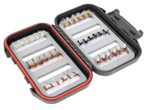 Dry Fly Assortment, 36 Flies with Small Fly Box | Wild Water Fly Fishing