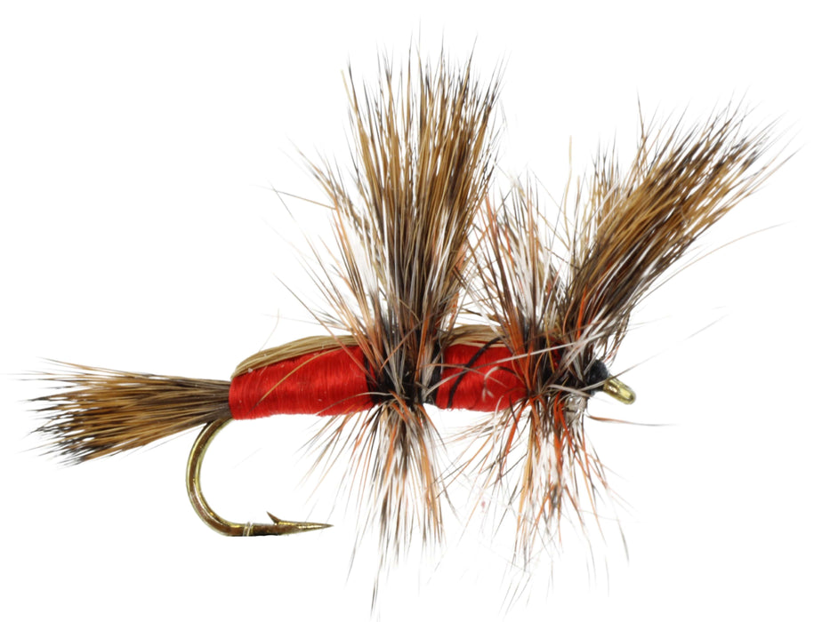Red Double Humpy Dry Fly Pattern | Wild Water Fly Fishing