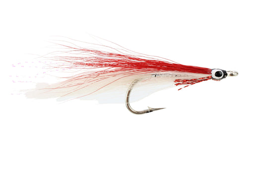 Red and White Deceiver Fly | Wild Water Fly Fishing