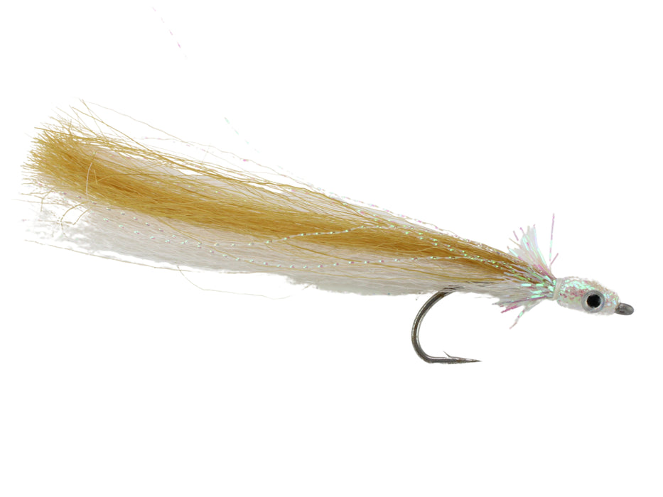Wild Water Fly Fishing Brown Sand Short Tail Eel, Size 1/0, Qty. 3