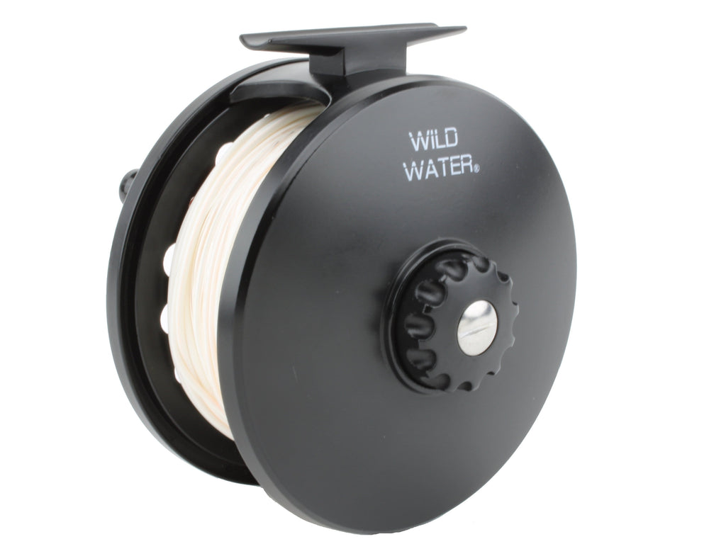 Wild Water Die Cast 114mm Fly Reel for Spey, Switch or Saltwater, 300 grain Line