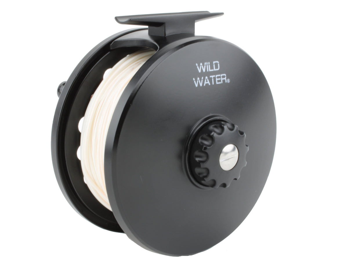 Wild Water Die Cast 114mm Fly Reel for Spey, Switch or Saltwater, 300 grain Line