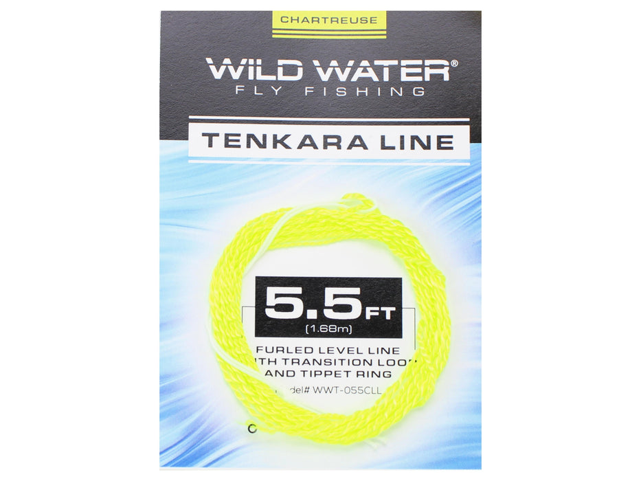 Wild Water Fly Fishing 5.5' Chartreuse Furled Level Tenkara Line