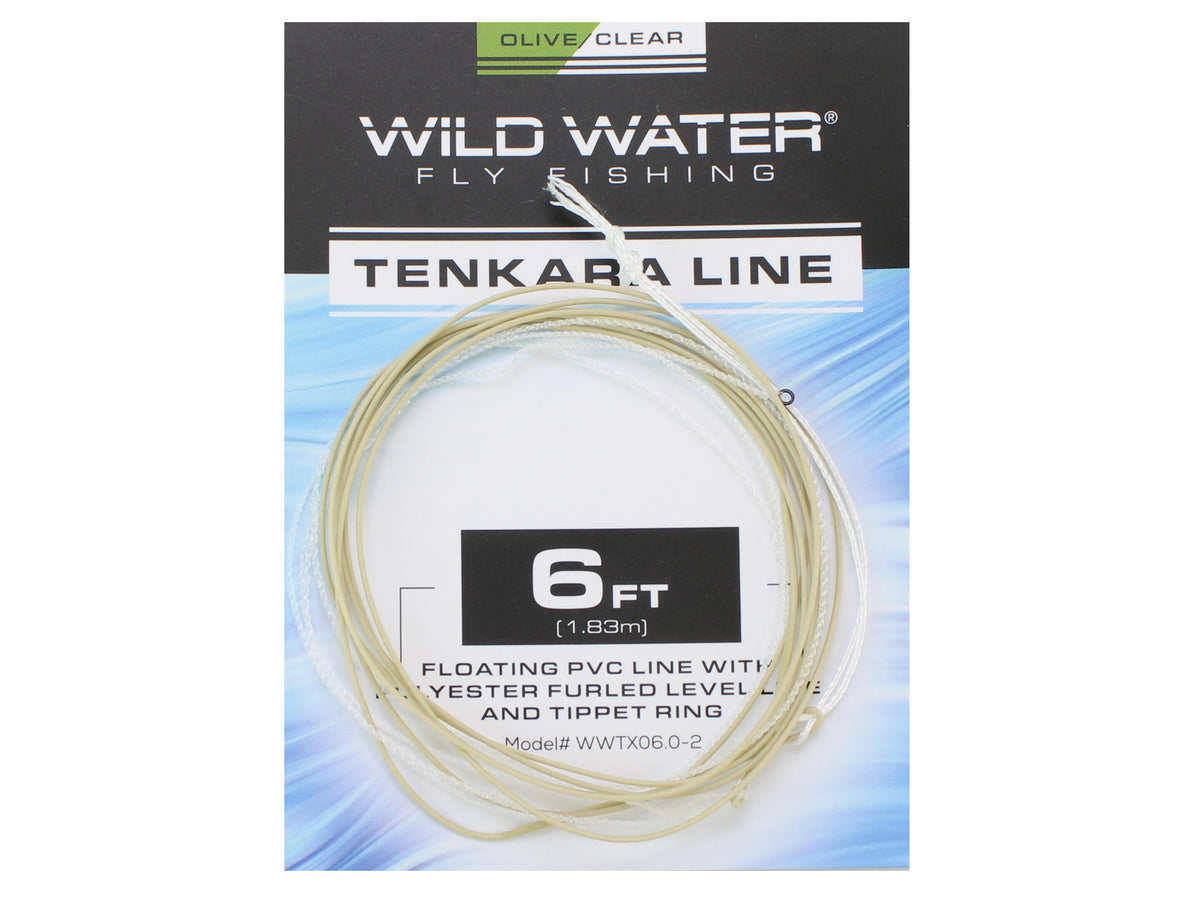 Tenkara Furled Fly Fishing Line – Tapered – 11ft / 12ft / 13ft – Orange