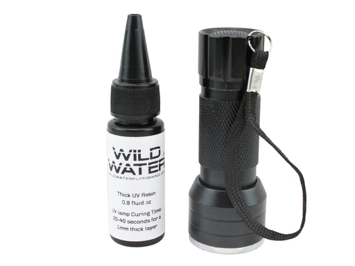 Wild Water Fly Fishing UV Resin and Light Kit