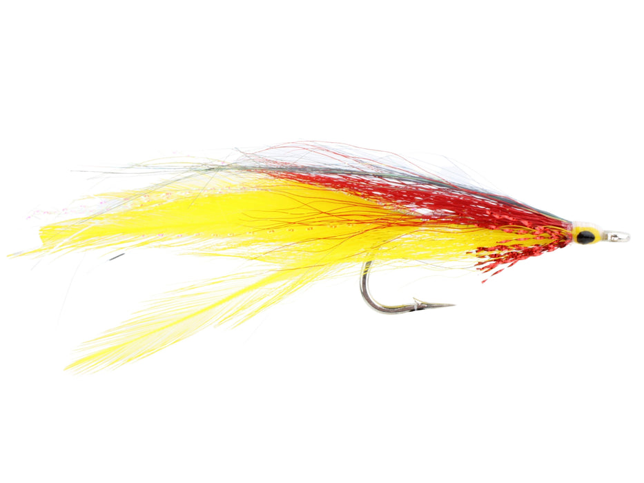 Yellow and Red Deceiver Fly | Wild Water Fly Fishing