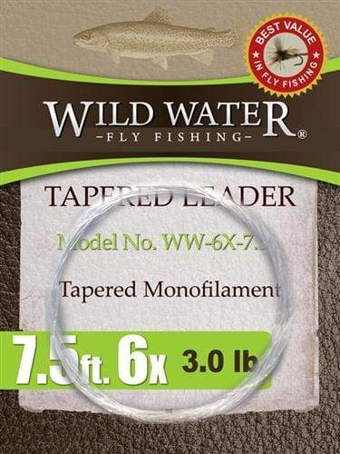 Nylon Tapered Leader 6X | Wild Water Fly Fishing